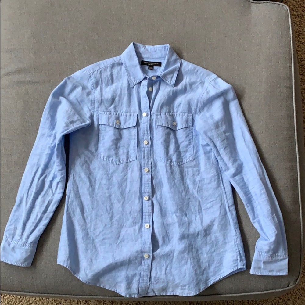 Banana republic linen top